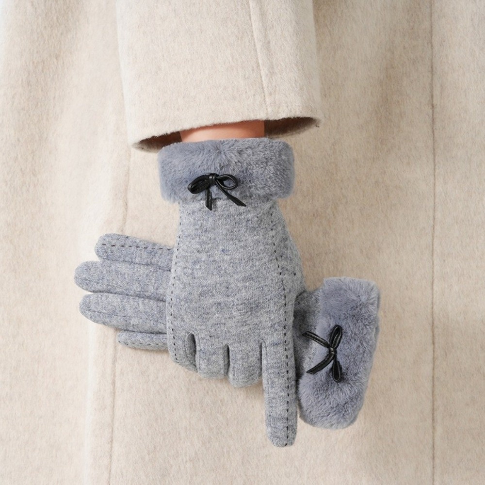 Wool Glove Lined - Luvas forradas com lã sintética, design