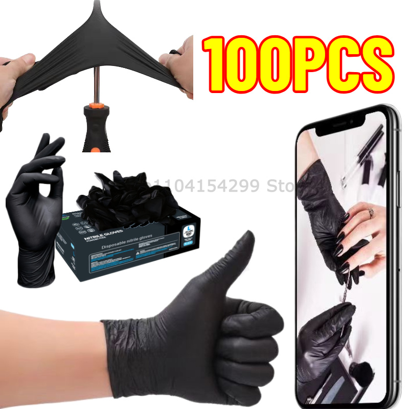 Latex Disposable Glove - Luvas Descartáveis de Nitrilo Impermeáveis para