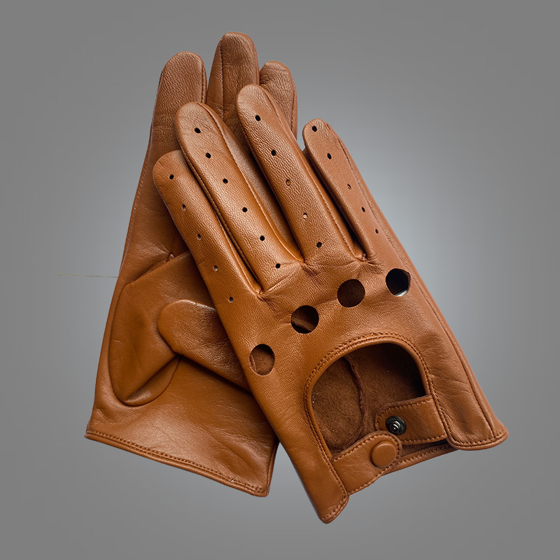 Leather Driving Glove - Luvas de couro ultrafinas sem forro