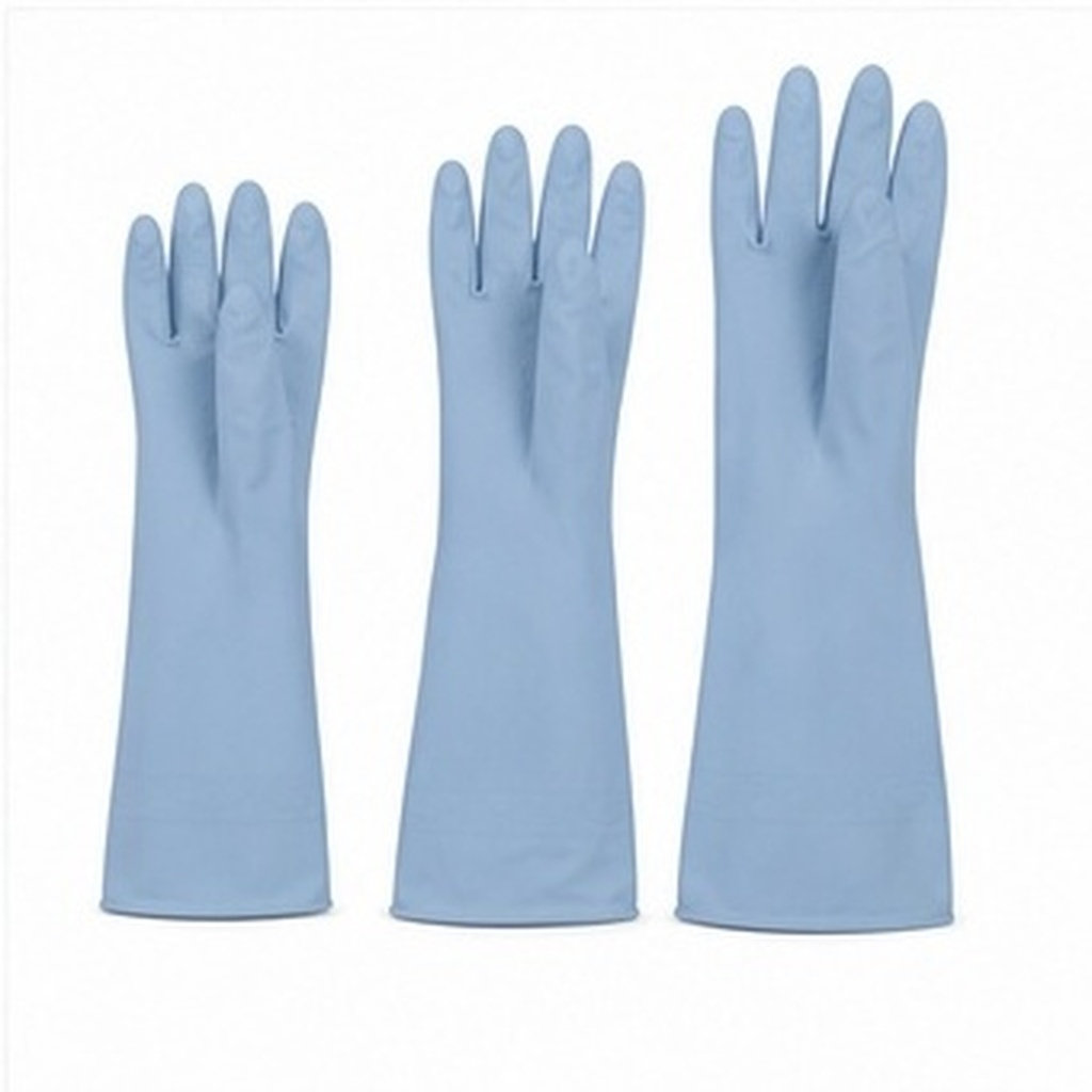 Dish Glove Rubber - 3 pares de luvas longas para