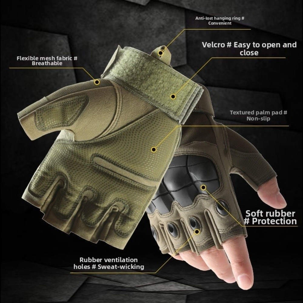 Luvas de Motocicleta Sem Dedos - Motorcycle Glove Knuckle avaliação e preço