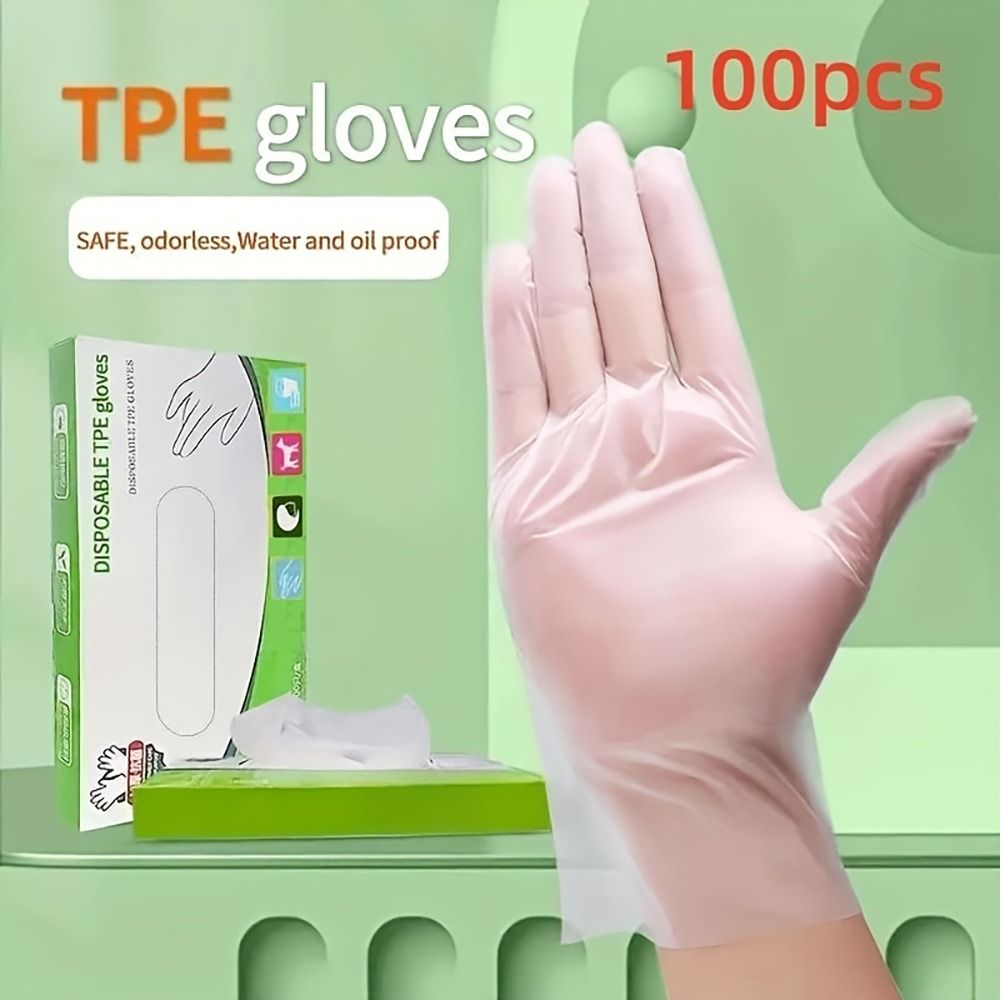 100 pçs novas luvas descartáve - Latex Disposable Glove avaliação e preço