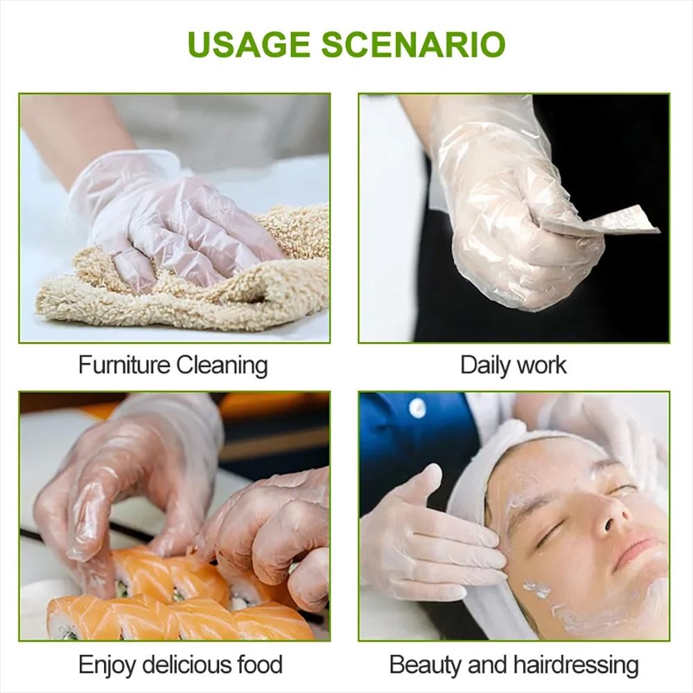 100 pçs novas luvas descartáve - Latex Disposable Glove avaliação e preço