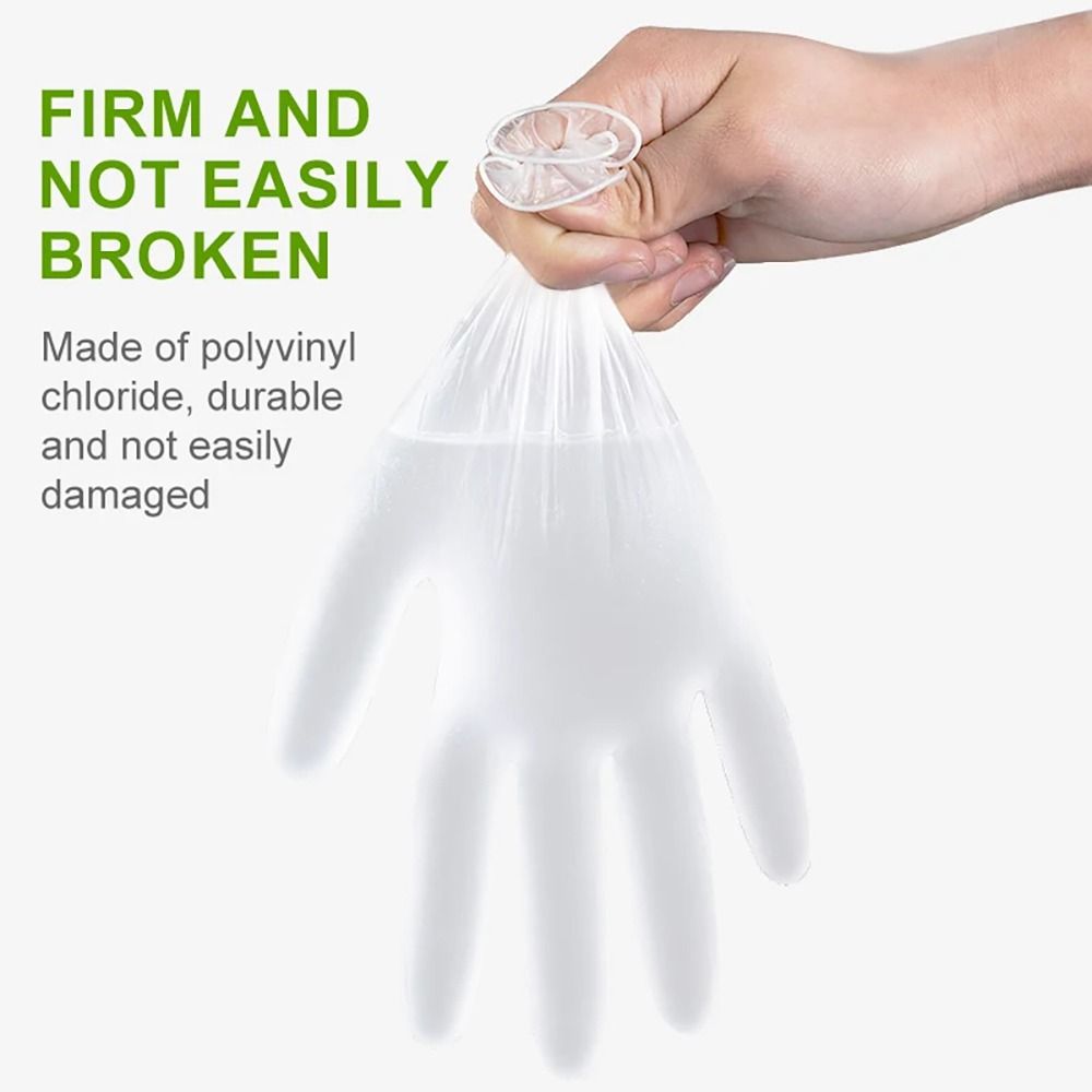 100 pares de luvas descartávei - Latex Disposable Glove avaliação e preço