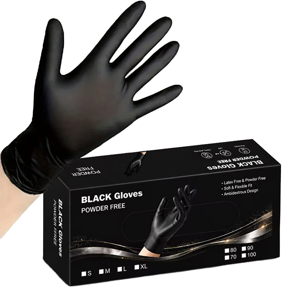 100PCS/Box Luvas de Nitrilo Pr - Latex Disposable Glove avaliação e preço