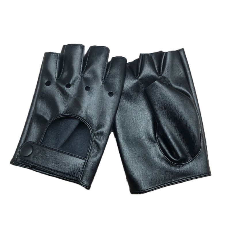 Mulher punk boate hip hop most - Leather Driving Glove avaliação e preço