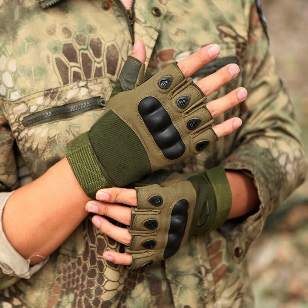 Luvas táticas de dedos complet - Motorcycle Glove Knuckle avaliação e preço