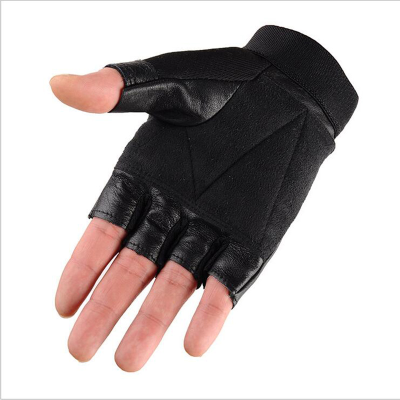 Metade do dedo couro luvas de  - Leather Driving Glove avaliação e preço
