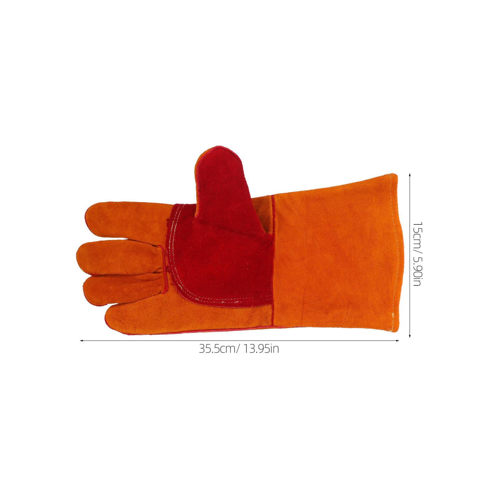 1 par de luvas de soldagem elé - Heat Resistant Glove avaliação e preço