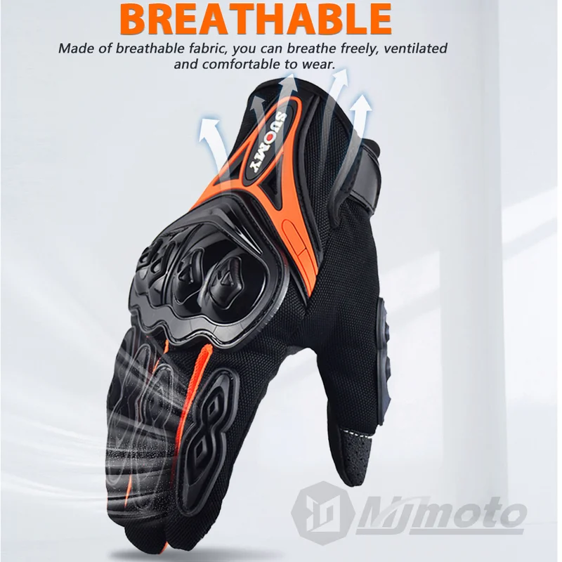 Suomy verão touchscreen luvas  - Motorcycle Glove Knuckle avaliação e preço